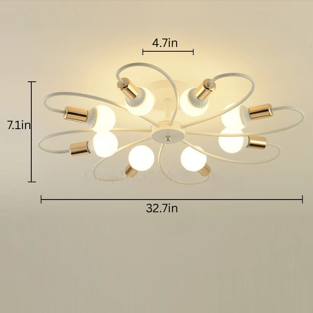 Modern Industrial Ceiling Lamp | L19.69-32.68 in | E27 Pendant Light | Retro Iron Chandelier | Brick by Brick