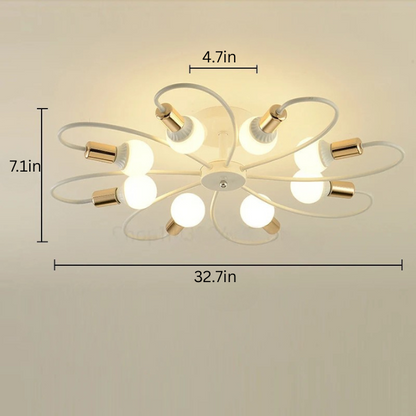 Modern Industrial Ceiling Lamp | L19.69-32.68 in | E27 Pendant Light | Retro Iron Chandelier | Brick by Brick