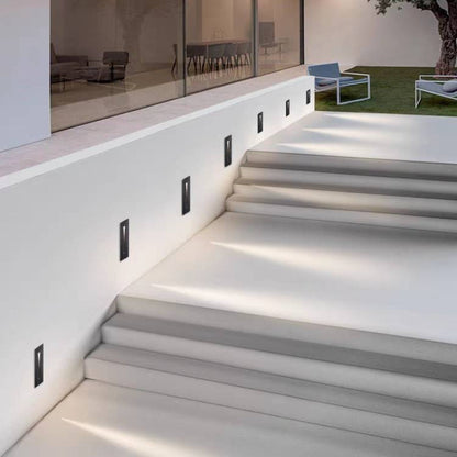 Orr Outdoor Deck Step Light | 2.4 - 8.3 in | Waterproof LED Pathway Light | Garden & Stair Safety | Brick by Brick