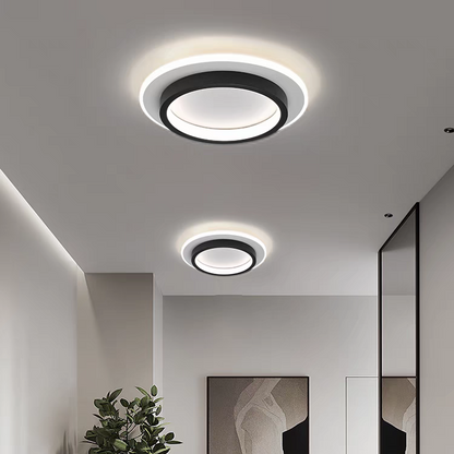 Sleek LED Hallway Ceiling Lamp | 8.3" or 9.4" Metal & Acrylic Fixture | Energy-Saving | Brick by Brick