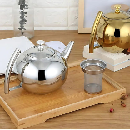 Stainless Steel Tea Kettle | 1L - 2L | Fast Boil Induction Base | Ergonomic Handle | Brick by Brick