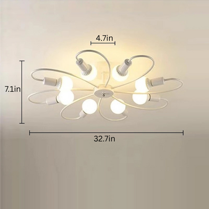 Modern Industrial Ceiling Lamp | L19.69-32.68 in | E27 Pendant Light | Retro Iron Chandelier | Brick by Brick