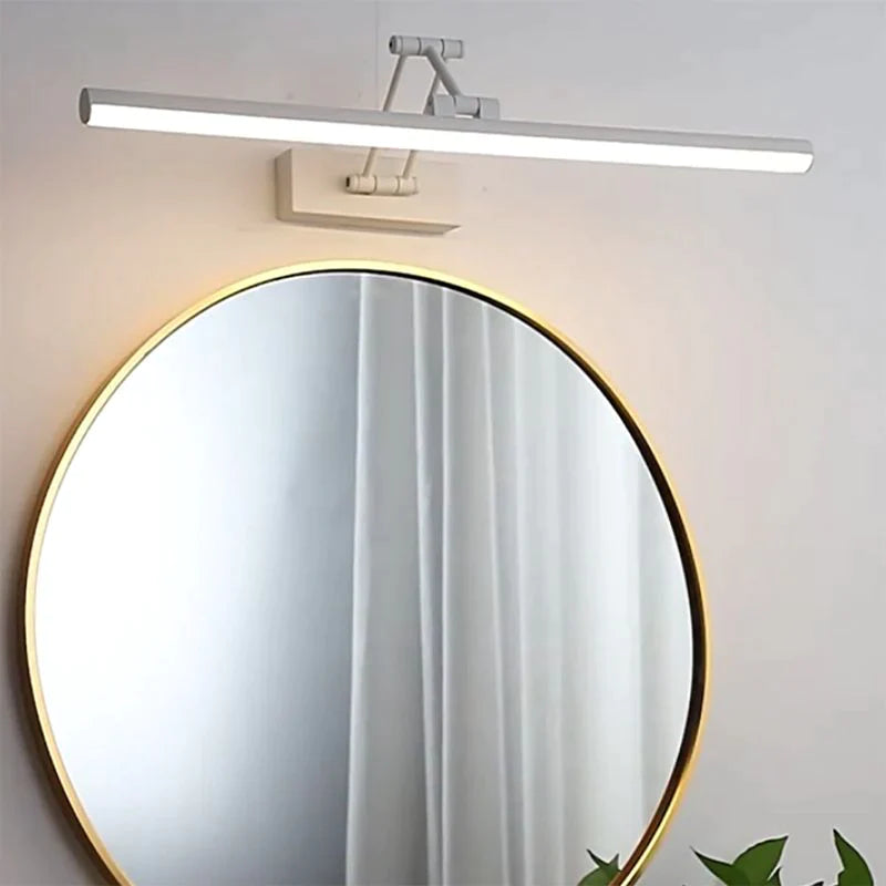 LED Vanity Wall Lamp | 15.8 - 39.4 in | Linear Bathroom Mirror Light | Metal and Acrylic Fixture | Brick by Brick