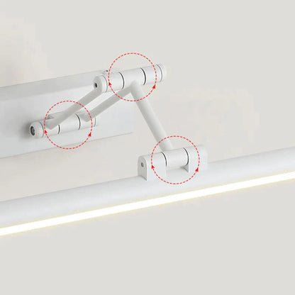 LED Vanity Wall Lamp | 15.8 - 39.4 in | Linear Bathroom Mirror Light | Metal and Acrylic Fixture | Brick by Brick