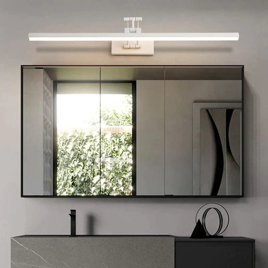 LED Vanity Wall Lamp | 15.8 - 39.4 in | Linear Bathroom Mirror Light | Metal and Acrylic Fixture | Brick by Brick