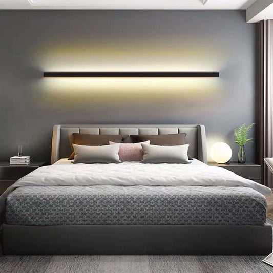 Minimalist LED Linear Wall Lamp | Modern Metal & Acrylic Fixture | 23.6–47.2 in | Brick by Brick