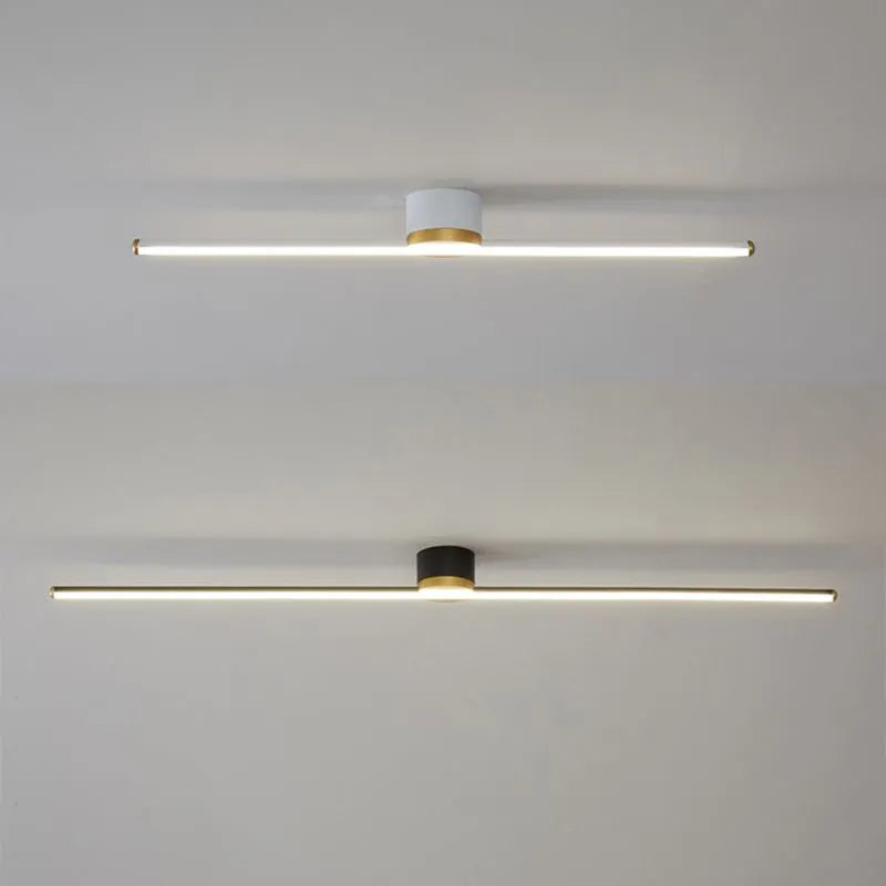 LED Linear Ceiling Light | 15.7 - 47.2 in | Modern Flush Mount Fixture | Sleek Minimalist Design with Energy-Saving Illumination | Brick by Brick