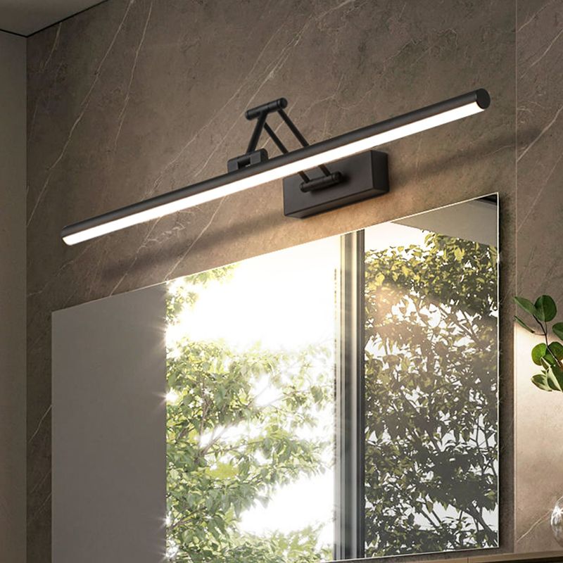 LED Vanity Wall Lamp | 15.8 - 39.4 in | Linear Bathroom Mirror Light | Metal and Acrylic Fixture | Brick by Brick