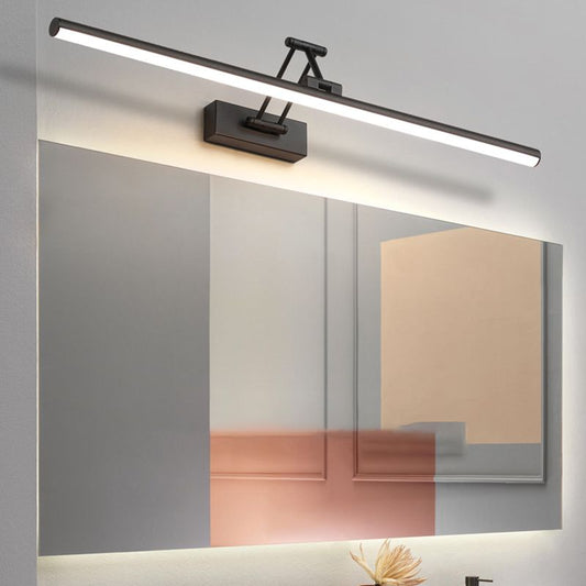 LED Vanity Wall Lamp | 15.8 - 39.4 in | Linear Bathroom Mirror Light | Metal and Acrylic Fixture | Brick by Brick