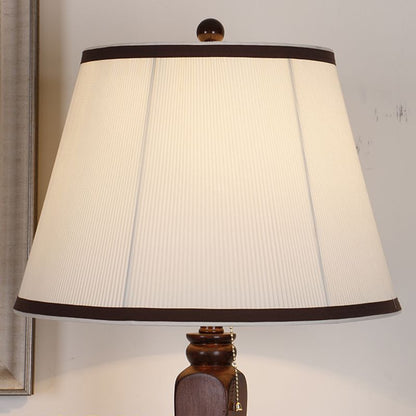 Eryn Retro Drum Floor Lamp | 9 x 16 x 64 in | Fabric Shade | Metal Base | With or Without Tray | Brick by Brick