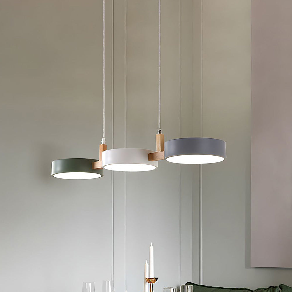 Contemporary Metal Cylinder Pendant Light | 30.3×7.87 in | Nordic Multi-Light Fixture | Brick by Brick