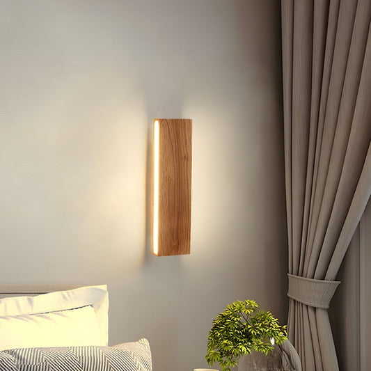 Rotatable Wood LED Wall Light | Modern Bedroom & Hallway | 8-20W | Brick by Brick