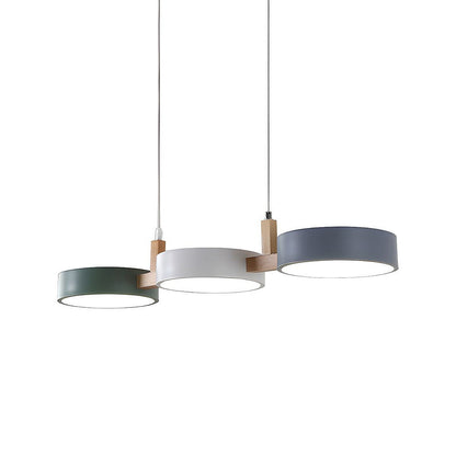 Contemporary Metal Cylinder Pendant Light | 30.3×7.87 in | Nordic Multi-Light Fixture | Brick by Brick