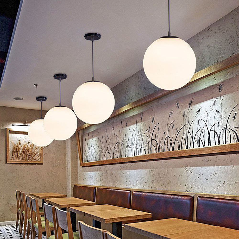 Glass Pendant Light |E27/E26 | Minimalist Single Head Design | Modern Indoor Lighting | Brick by Brick