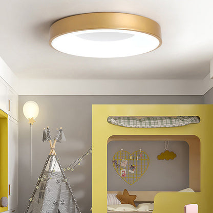 Simple LED Ceiling Light | Minimalist Modern Design | H1.97in | Warm Ambient Illumination | Elegant Home Fixture | Brick by Brick