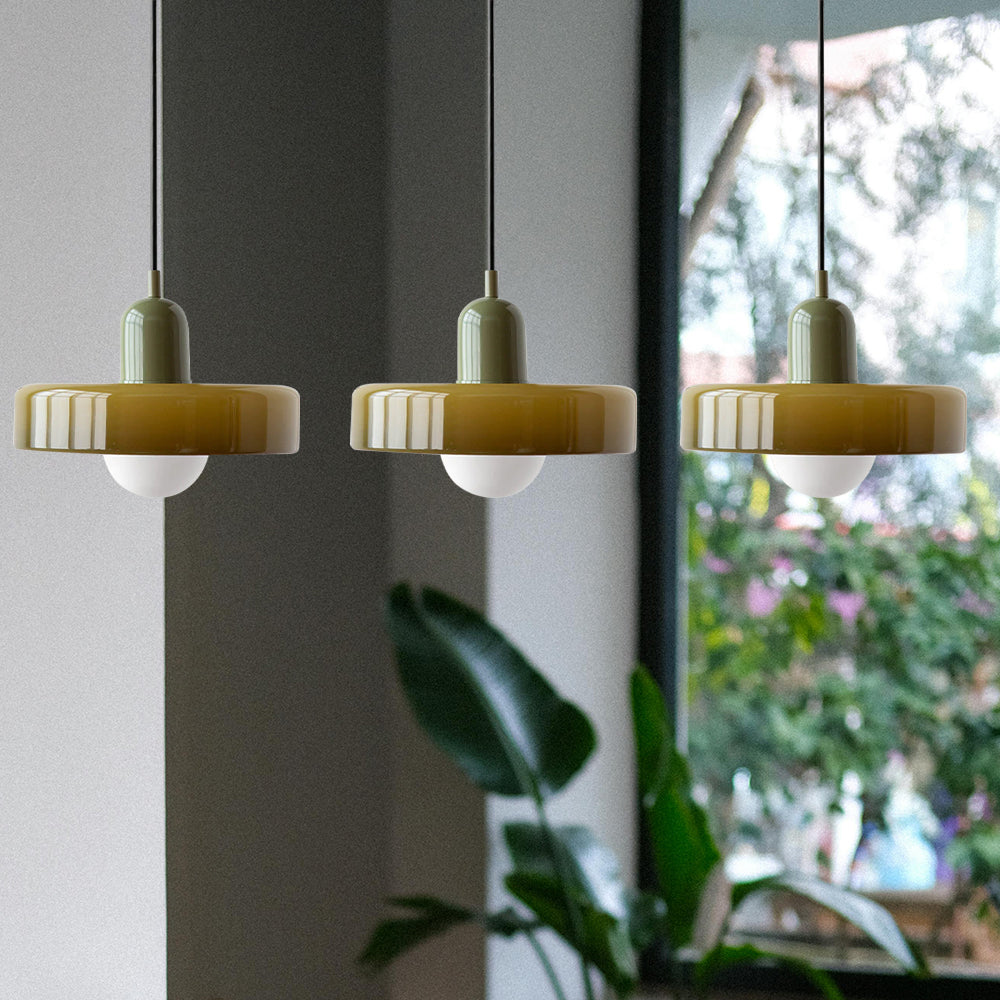 3-Light Glass Chandelier | 59.06 x 38.98 in | Contemporary Ceiling Fixture | Elegant Home Décor Lighting | Brick by Brick