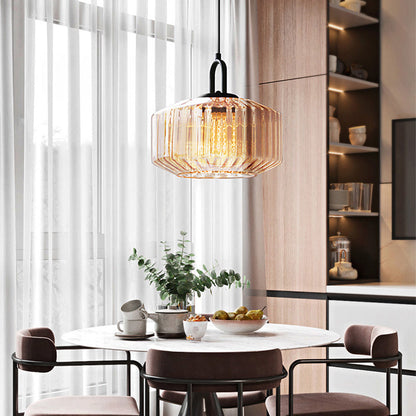 Contemporary Glass Pendant Lighting | 6.29 x 11.02 in | Stylish Ceiling Fixture | Perfect for Decor | Brick by Brick