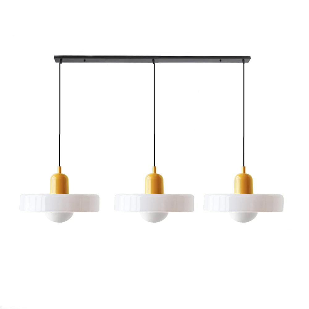 3-Light Glass Chandelier | 59.06 x 38.98 in | Contemporary Ceiling Fixture | Elegant Home Décor Lighting | Brick by Brick