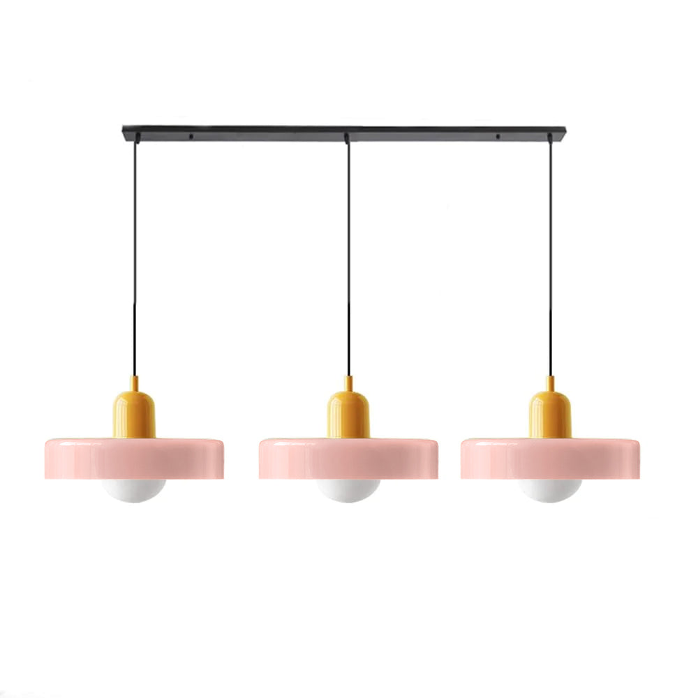 3-Light Glass Chandelier | 59.06 x 38.98 in | Contemporary Ceiling Fixture | Elegant Home Décor Lighting | Brick by Brick