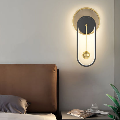 Wall Clock | Led Light | Silent Movement | Ambient Glow | Creative Modern Design