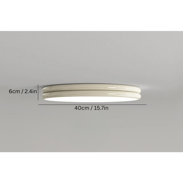 Bauhaus Green Ceiling Lamp | 11.8 - 19.7 in | Round Mid-Century LED Light | Colorful Decorative Lighting | Brick by Brick