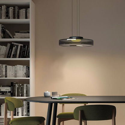 Creative Glass Pendant Lamp | Single layers- Three Layers | Modern Round Design | Warm LED Hanging Light | Brick by Brick