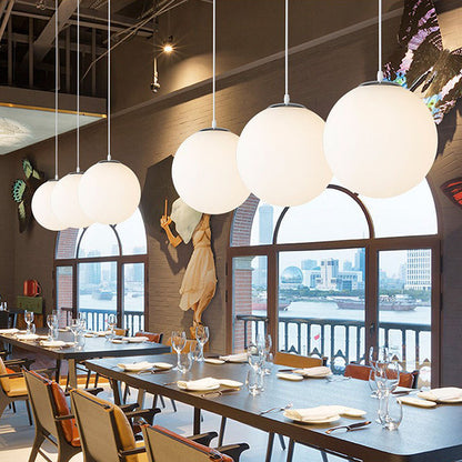 Glass Pendant Light |E27/E26 | Minimalist Single Head Design | Modern Indoor Lighting | Brick by Brick
