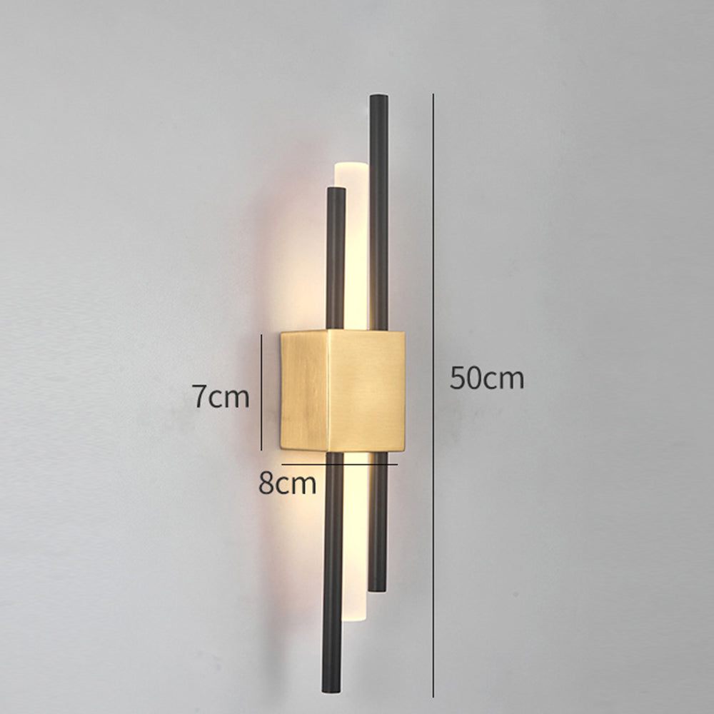 Stylish Wall Light | 19.7″ | Iron Acrylic | LED Sconce |  3‑Colour Switch | Brick by Brick