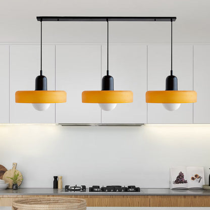 3-Light Glass Chandelier | 59.06 x 38.98 in | Contemporary Ceiling Fixture | Elegant Home Décor Lighting | Brick by Brick