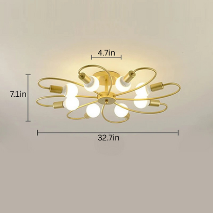 Modern Industrial Ceiling Lamp | L19.69-32.68 in | E27 Pendant Light | Retro Iron Chandelier | Brick by Brick