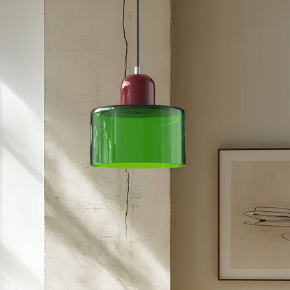Bauhaus Glass Pendant Light | Modern Globe Design | Adjustable Ceiling Lamp | Brick by Brick
