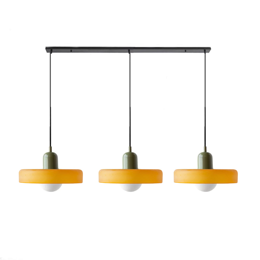 3-Light Glass Chandelier | 59.06 x 38.98 in | Contemporary Ceiling Fixture | Elegant Home Décor Lighting | Brick by Brick