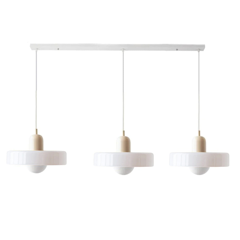 3-Light Glass Chandelier | 59.06 x 38.98 in | Contemporary Ceiling Fixture | Elegant Home Décor Lighting | Brick by Brick