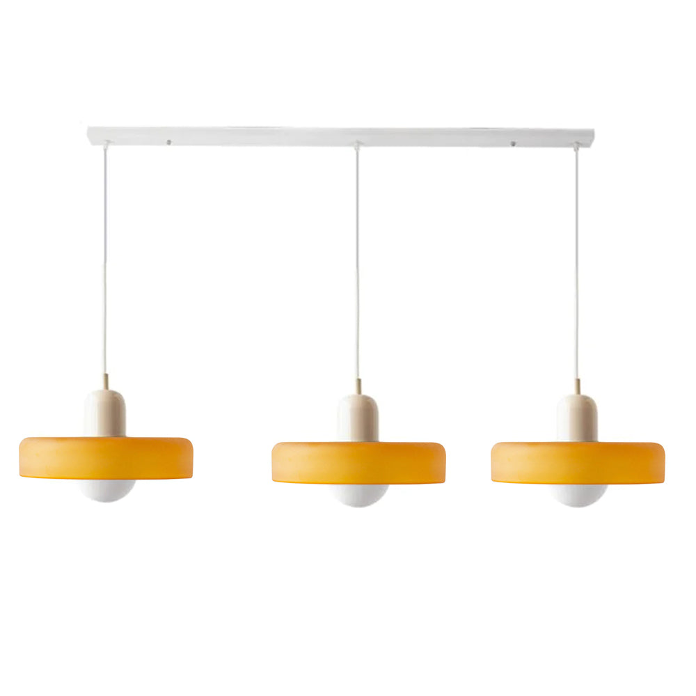 3-Light Glass Chandelier | 59.06 x 38.98 in | Contemporary Ceiling Fixture | Elegant Home Décor Lighting | Brick by Brick