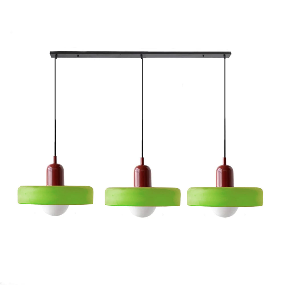 3-Light Glass Chandelier | 59.06 x 38.98 in | Contemporary Ceiling Fixture | Elegant Home Décor Lighting | Brick by Brick