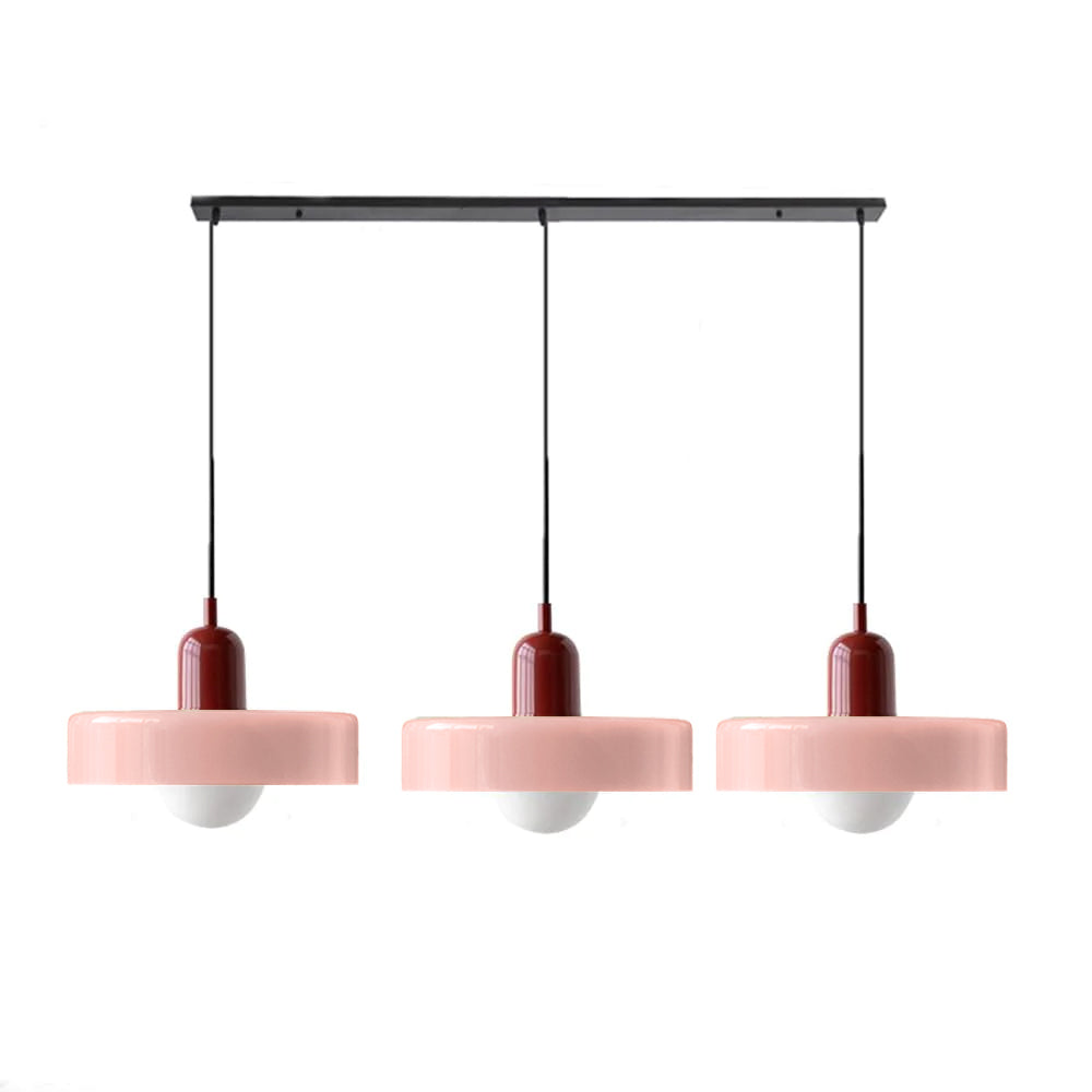 3-Light Glass Chandelier | 59.06 x 38.98 in | Contemporary Ceiling Fixture | Elegant Home Décor Lighting | Brick by Brick