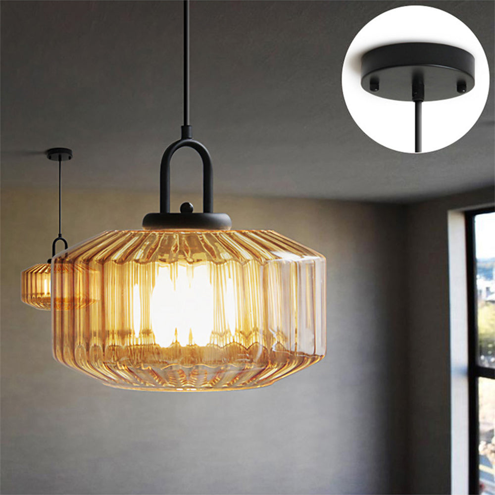 Contemporary Glass Pendant Lighting | 6.29 x 11.02 in | Stylish Ceiling Fixture | Perfect for Decor | Brick by Brick
