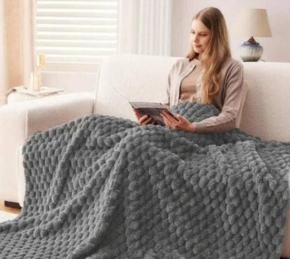 Weighted Throw Blanket | 59in, 79in, or 90in | Ultra-Plush Marshmallow Softness | Cozy Daily Comfort | Brick by Brick