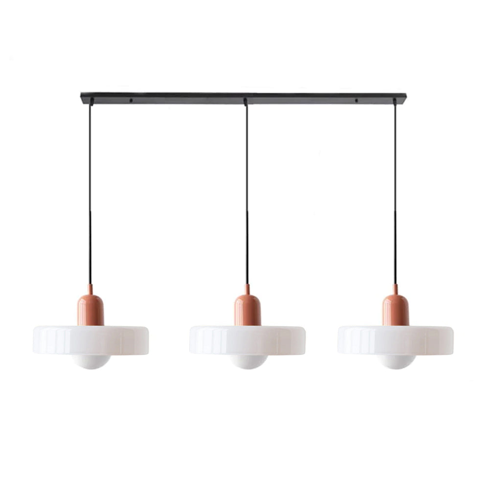 3-Light Glass Chandelier | 59.06 x 38.98 in | Contemporary Ceiling Fixture | Elegant Home Décor Lighting | Brick by Brick