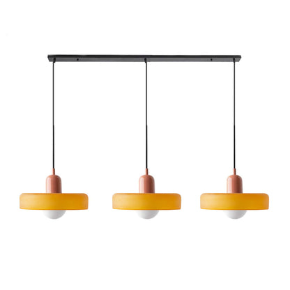 3-Light Glass Chandelier | 59.06 x 38.98 in | Contemporary Ceiling Fixture | Elegant Home Décor Lighting | Brick by Brick
