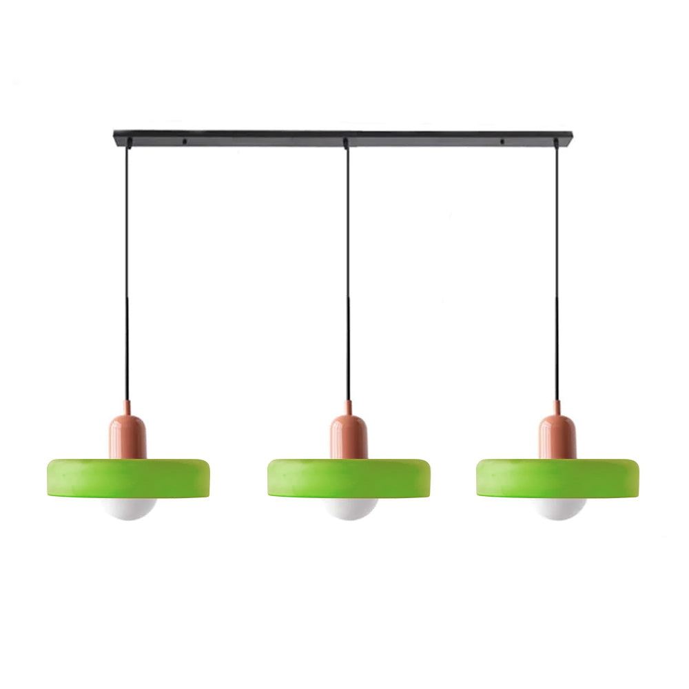 3-Light Glass Chandelier | 59.06 x 38.98 in | Contemporary Ceiling Fixture | Elegant Home Décor Lighting | Brick by Brick