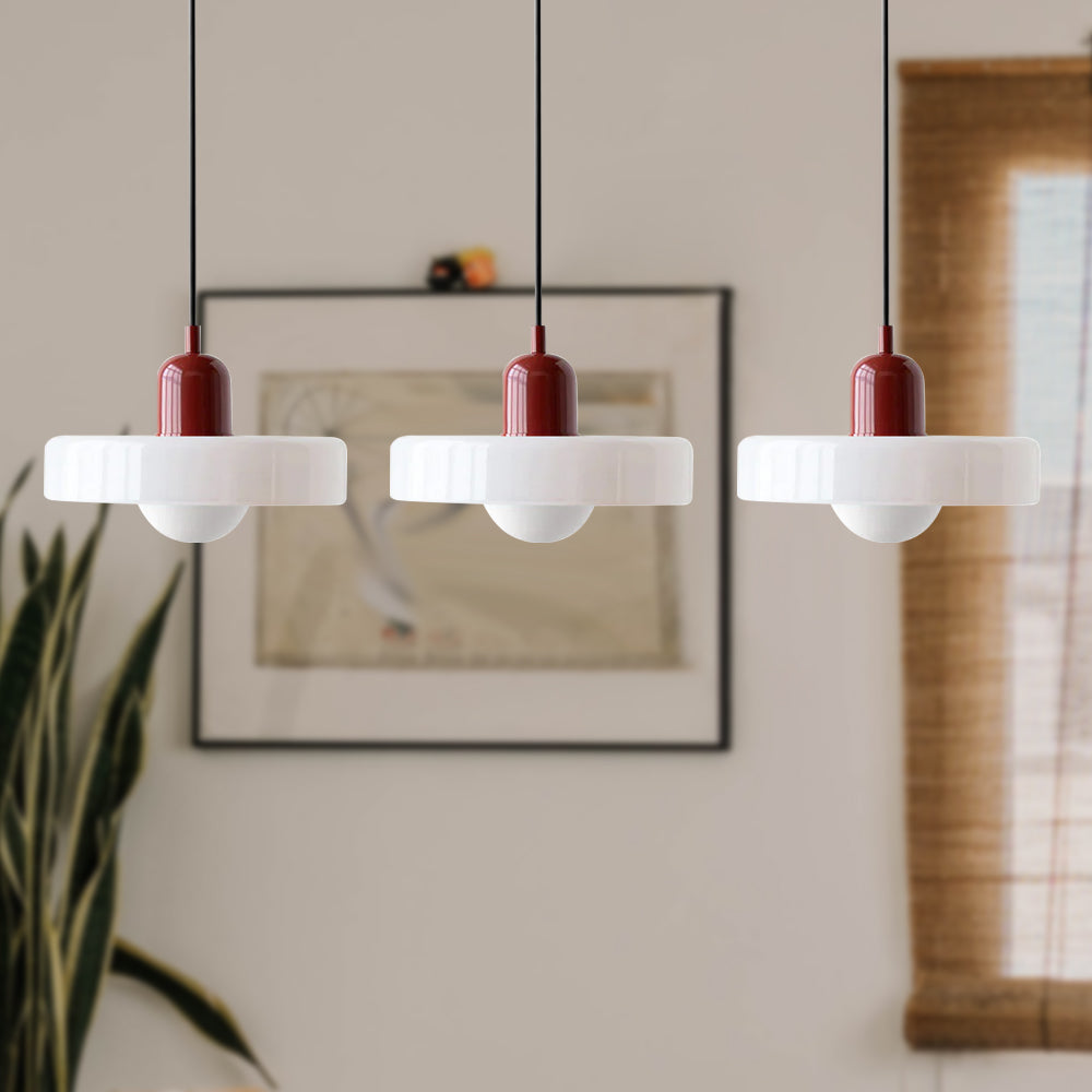 3-Light Glass Chandelier | 59.06 x 38.98 in | Contemporary Ceiling Fixture | Elegant Home Décor Lighting | Brick by Brick