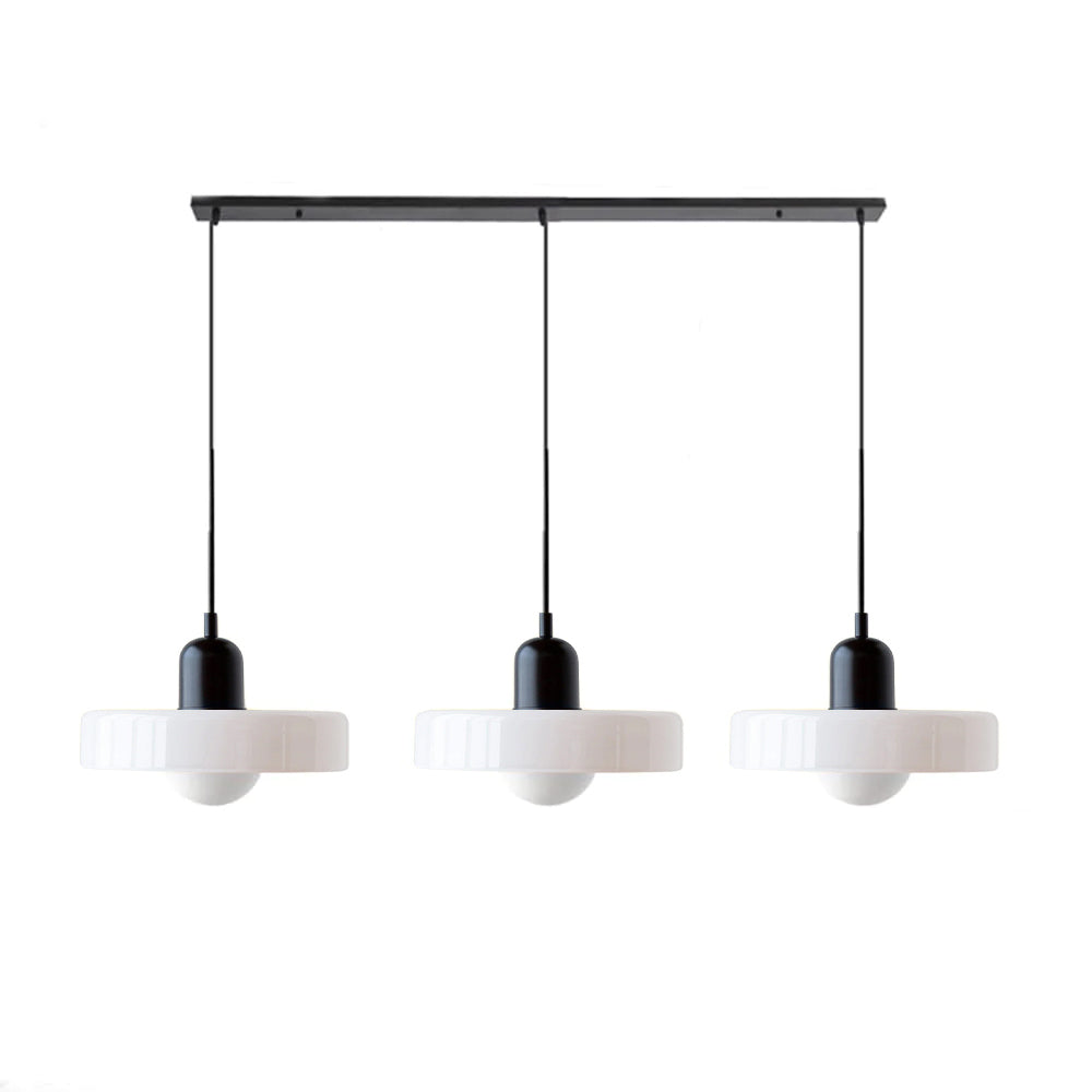 3-Light Glass Chandelier | 59.06 x 38.98 in | Contemporary Ceiling Fixture | Elegant Home Décor Lighting | Brick by Brick