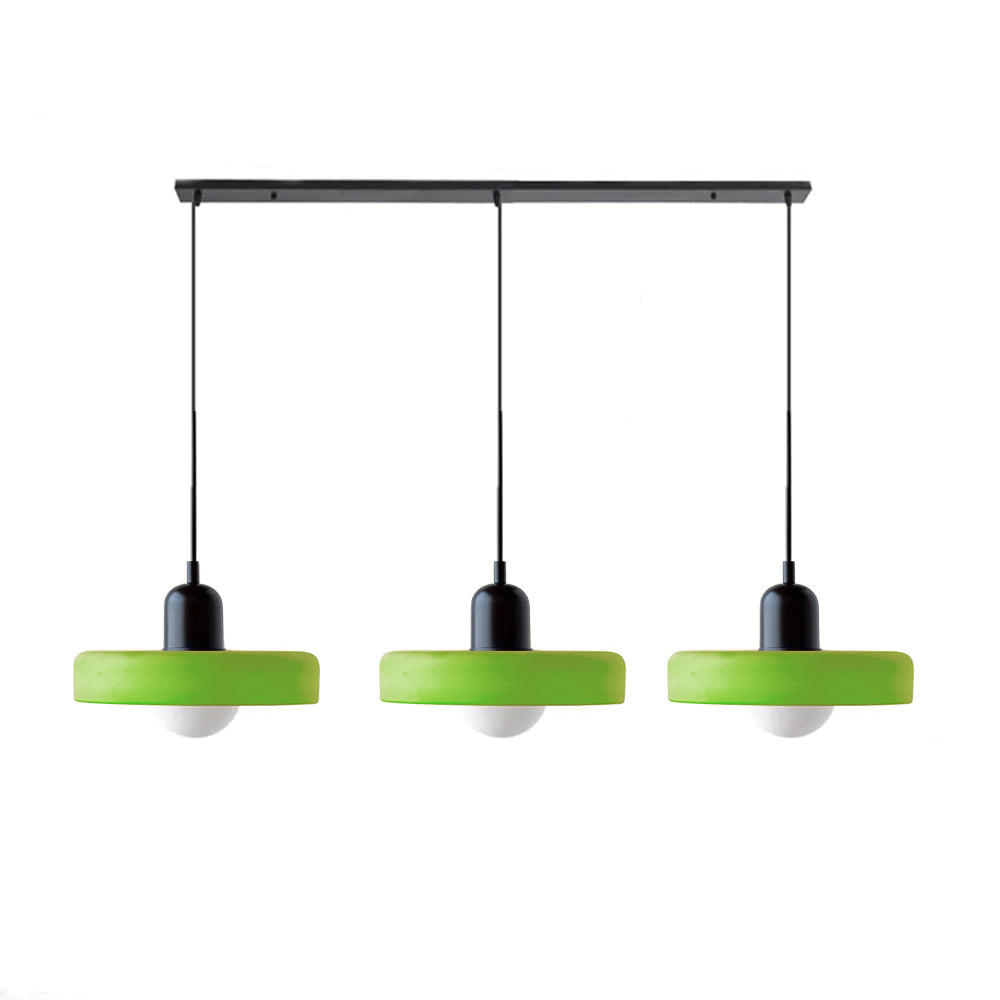 3-Light Glass Chandelier | 59.06 x 38.98 in | Contemporary Ceiling Fixture | Elegant Home Décor Lighting | Brick by Brick