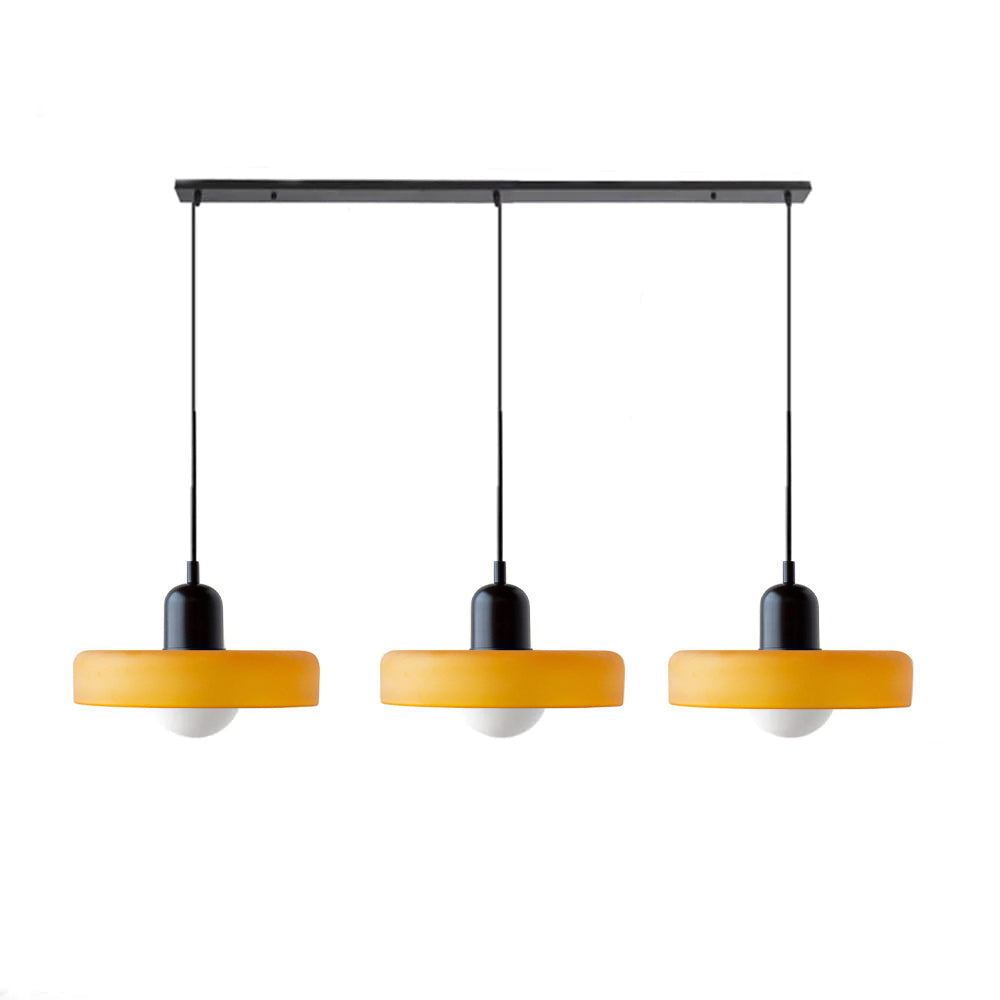 3-Light Glass Chandelier | 59.06 x 38.98 in | Contemporary Ceiling Fixture | Elegant Home Décor Lighting | Brick by Brick