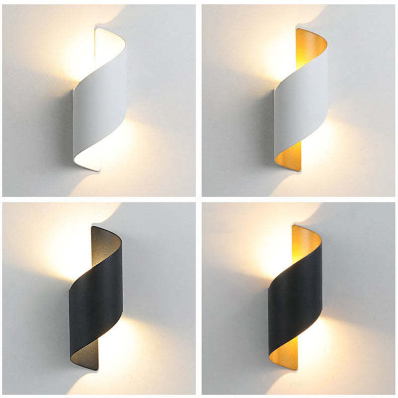 Conch-Shape Outdoor Wall Lamp | Small 9 x 3.1 in or Large 11 x 3.9 in | Orr Modern | Metal / Acrylic | Brick by Brick