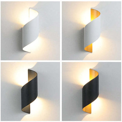 Conch-Shape Outdoor Wall Lamp | Small 9 x 3.1 in or Large 11 x 3.9 in | Orr Modern | Metal / Acrylic | Brick by Brick