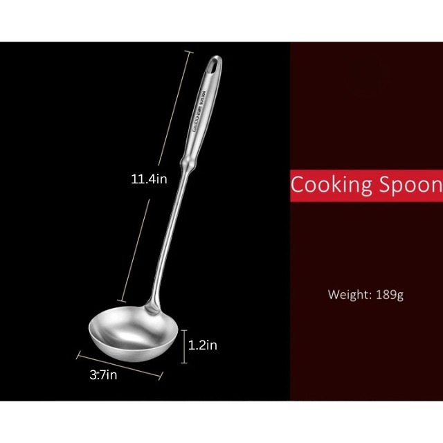 Stainless Steel Kitchen Utensils | Spoon & Spatula Options | 304 Stainless | LFGB | Brick by Brick