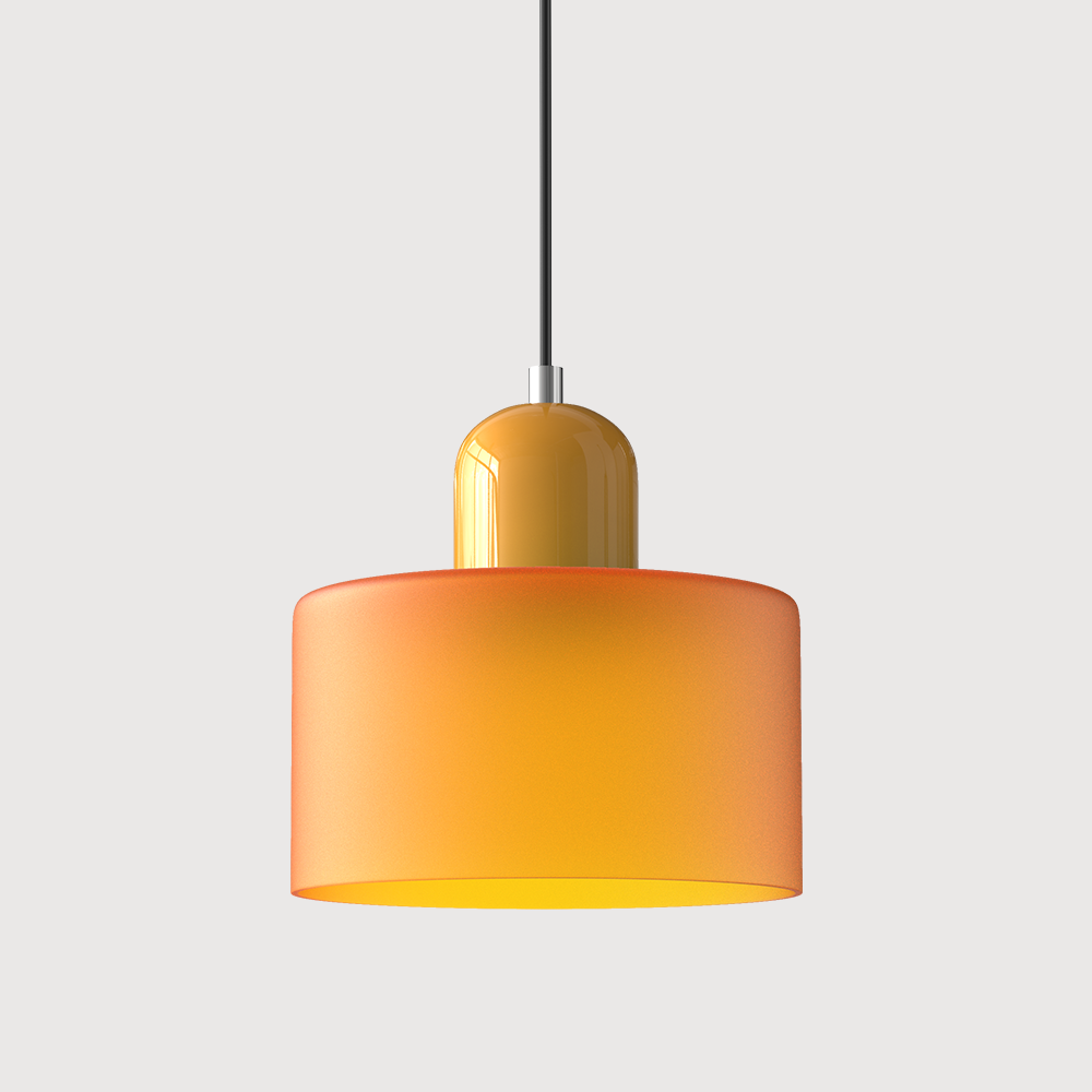 Bauhaus Glass Pendant Light | Modern Globe Design | Adjustable Ceiling Lamp | Brick by Brick