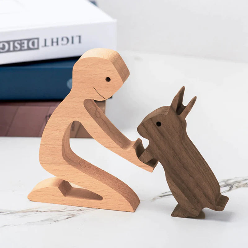 Wooden Animal Figurines | 100% Renewable Wood | Handcrafted Eco-Friendly Décor | Brick by Brick